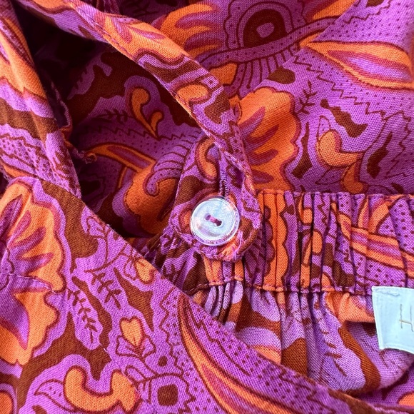 House of Harlow 1960 Printed flutter sleeve sundress, size XS - Picture 5 of 5